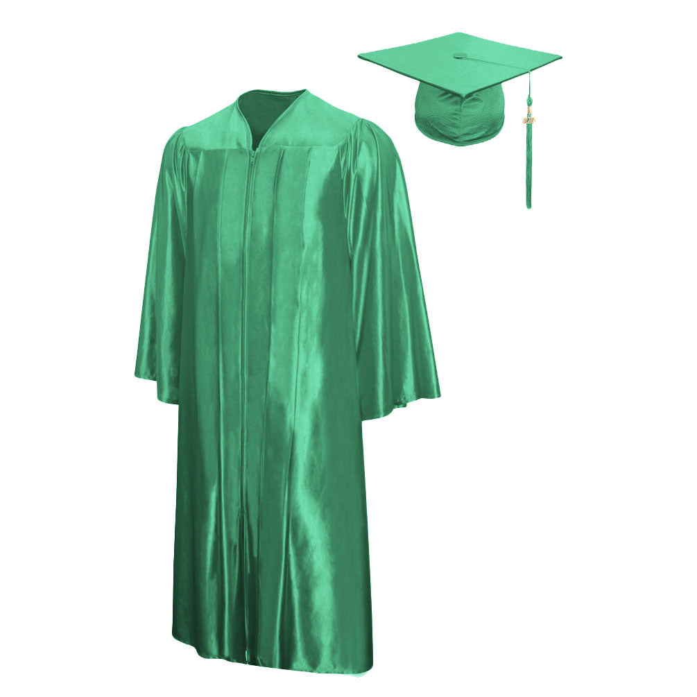 Shiny Graduation Cap & Gown Package