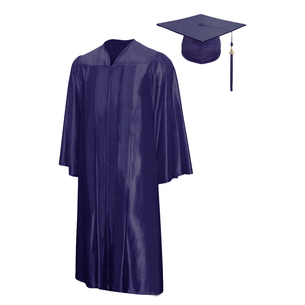 Shiny Graduation Cap & Gown Package