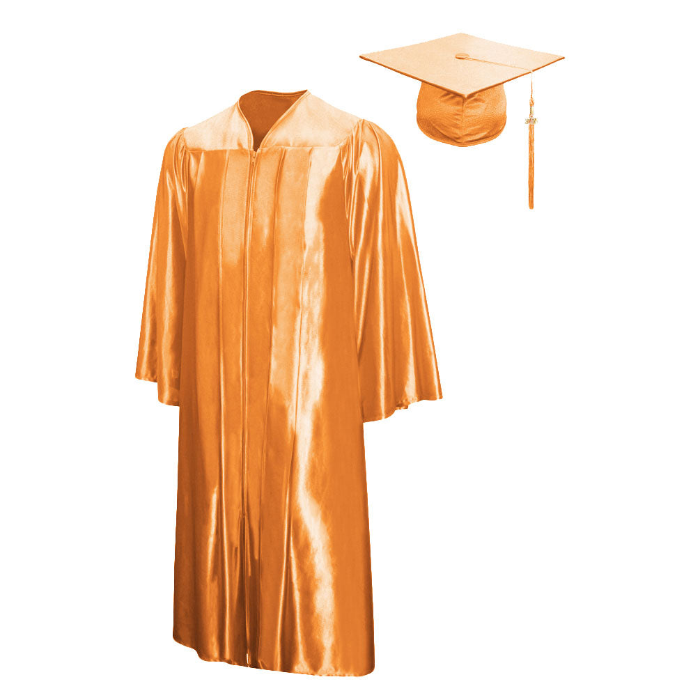 Shiny Graduation Cap & Gown Package