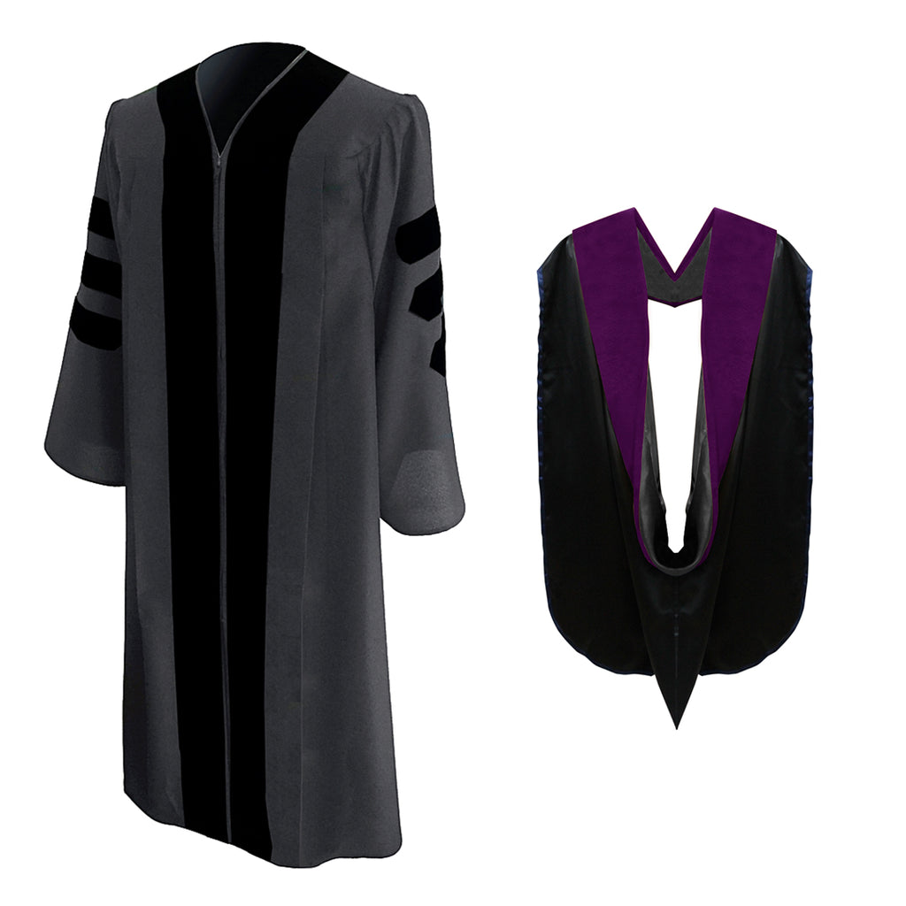 Classic Doctoral Graduation Gown & Hood Package – Academic Hoods