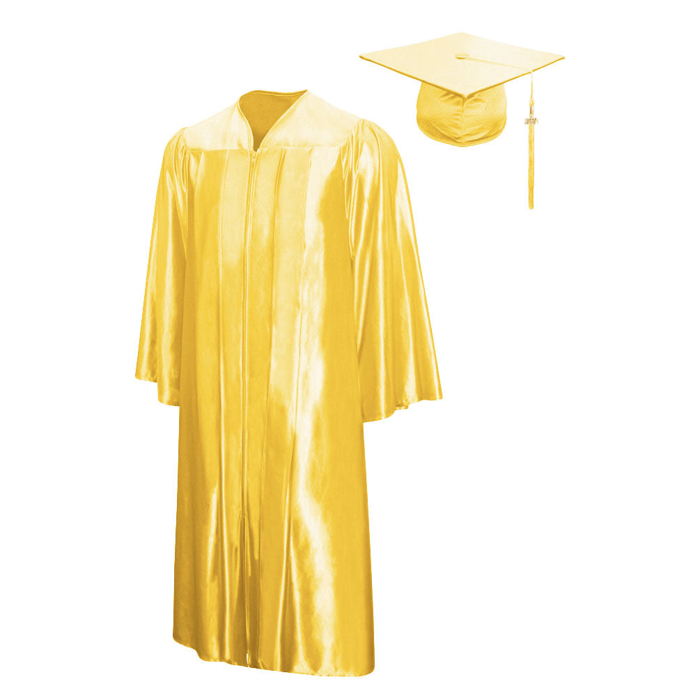 Shiny Graduation Cap & Gown Package
