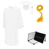 Matte Cap, Gown, Tassel, Honor Cord, Diploma Cover Package