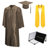 Shiny Cap, Gown, Tassel, Stole, Diploma Cover Package