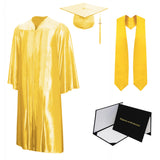 Shiny Cap, Gown, Tassel, Stole, Diploma Cover Package