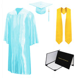 Shiny Cap, Gown, Tassel, Stole, Diploma Cover Package