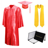 Shiny Cap, Gown, Tassel, Stole, Diploma Cover Package