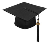 Matte Black High School Cap & Tassel