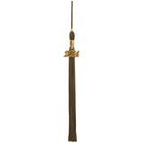 Shiny Brown High School Cap & Tassel