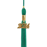Shiny Emerald Green High School Cap & Tassel