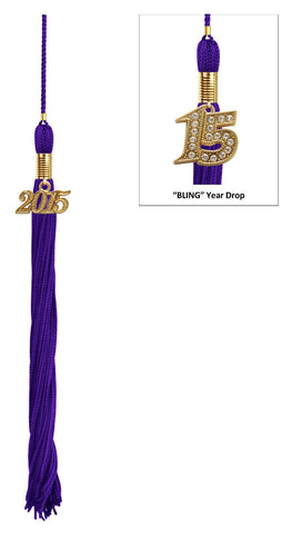 Purple High School Tassel