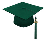 Matte Hunter High School Cap & Tassel