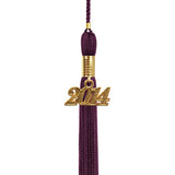Shiny Maroon High School Cap & Tassel