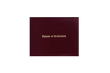 Maroon Imprinted High School Diploma Cover