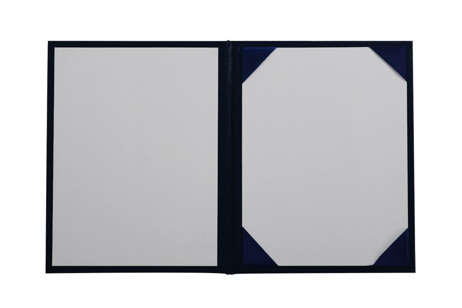 Navy Blue Imprinted High School Diploma Cover