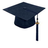 Matte Navy Blue High School Cap & Tassel