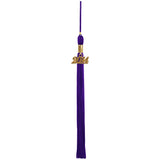 Shiny Purple High School Cap & Tassel