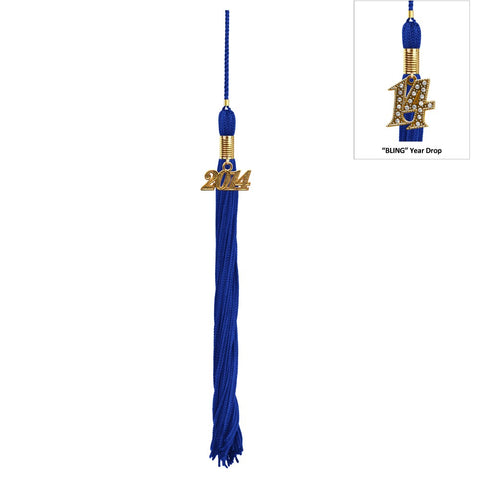 Matte Royal Blue High School Cap & Tassel