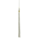 Silver High School Tassel